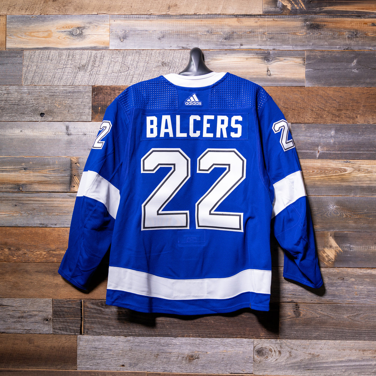 #22 BALCERS 2022-23 Game-Issued Lightning Home Jersey (Size 56) Set 2