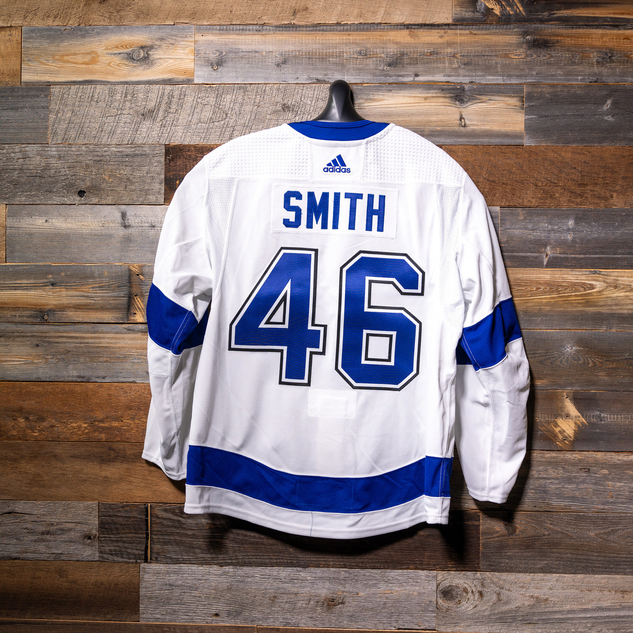 #46 SMITH 2022-23 Game-Issued Lightning Away Jersey (Size 56) Set 2