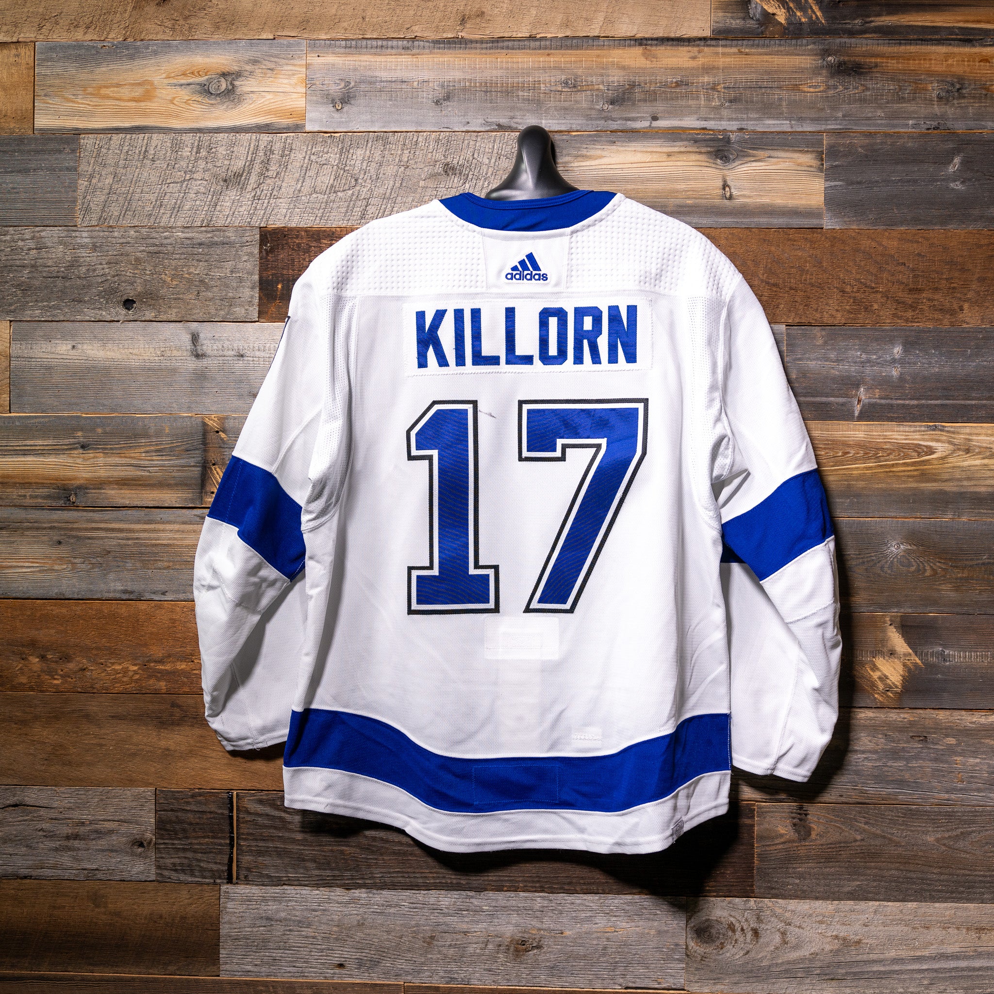 17 KILLORN 2022 23 Game Worn Lightning Away Jersey Size 58 Set 2