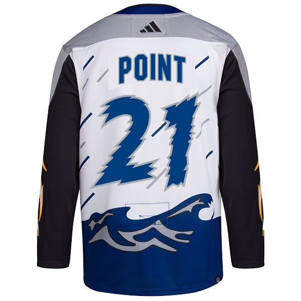 #21 POINT adidas Reverse Retro Lightning Jersey with Authentic Lettering