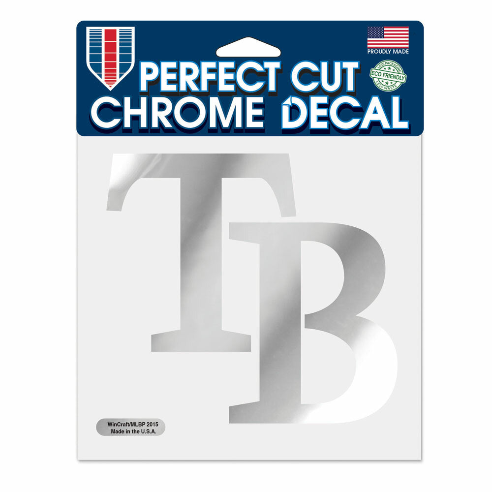 Tampa Bay Rays Chrome 6x6" Decal