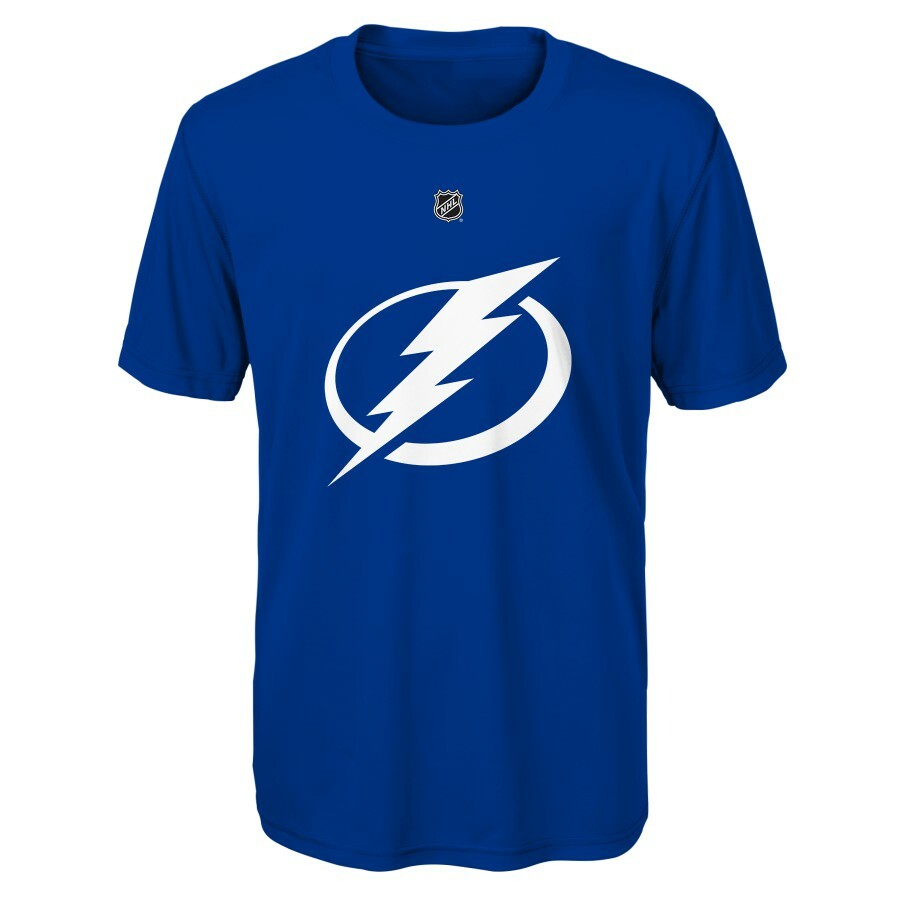 Youth Tampa Bay Lightning Nikita Kucherov Name & Number Performance Tee