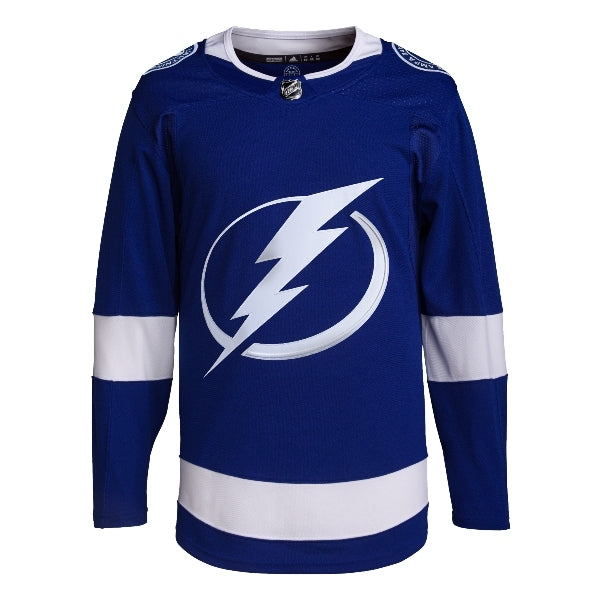 Tampa Bay Lightning Adidas Primegreen Authentic NHL Hockey Jersey / Home / S/46