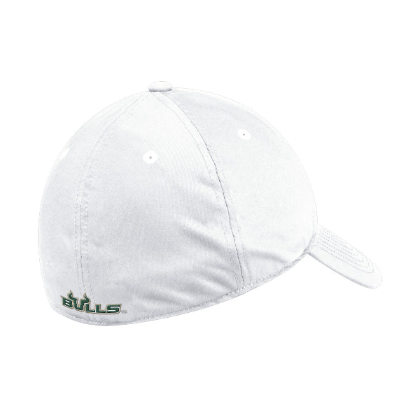 Men's USF Bulls adidas Adjustable White Flex-Fit Hat