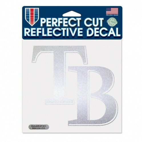 Tampa Bay Rays WinCraft Reflective Perfect Cut 6"x 6"