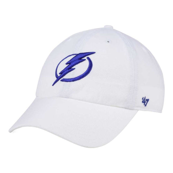Tampa Bay Lightning '47 White Adjustable Clean Up Hat