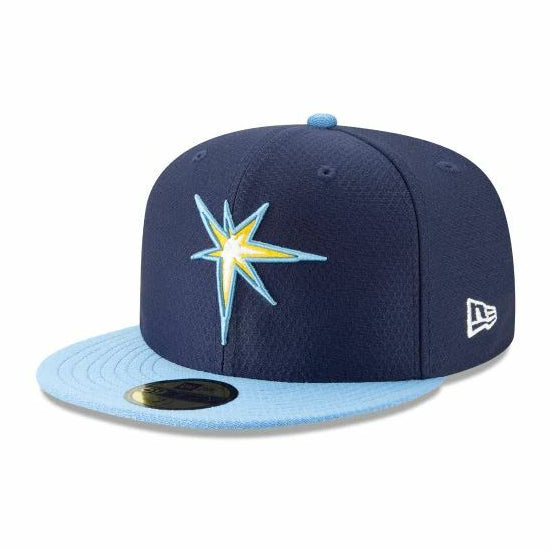 New Era Men's Tampa Bay Rays Batting Practice Black Low Profile 59Fifty  Fitted Hat