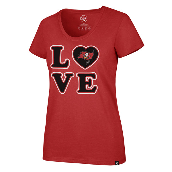 Women's Tampa Bay Buccaneers '47 Love Club Scoop Tee