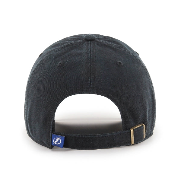 Tampa Bay Lightning '47 Black Shoulder Patch Logo Adjustable Clean Up Hat