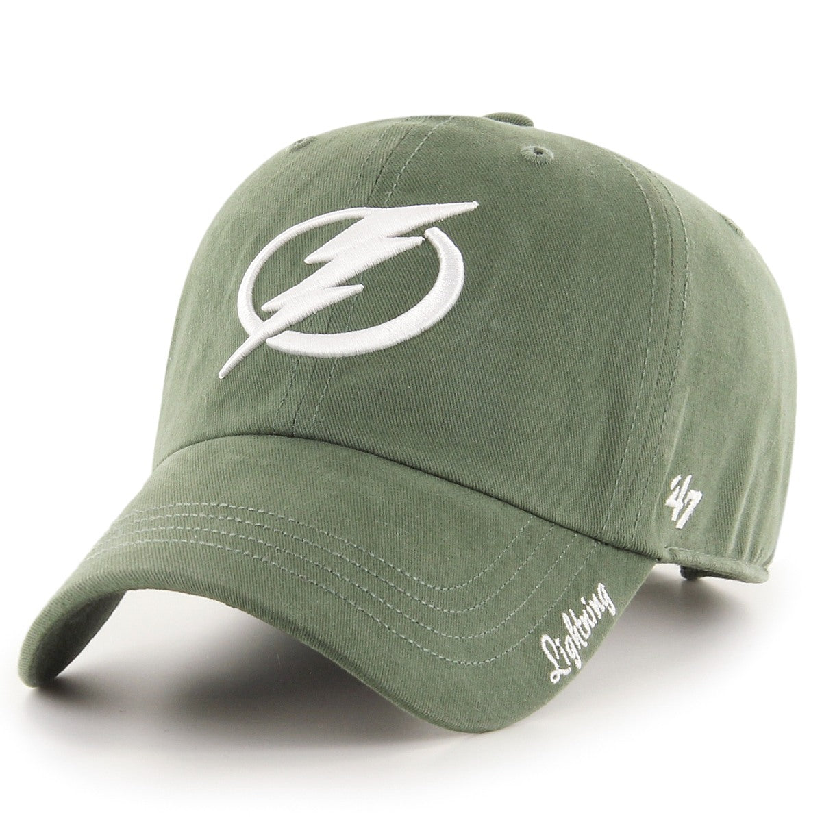 Tampa Bay Lightning '47 Olive Miata Clean Up Hat