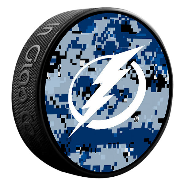 Tampa Bay Lightning Blue Digital Camo Limited Edition Puck