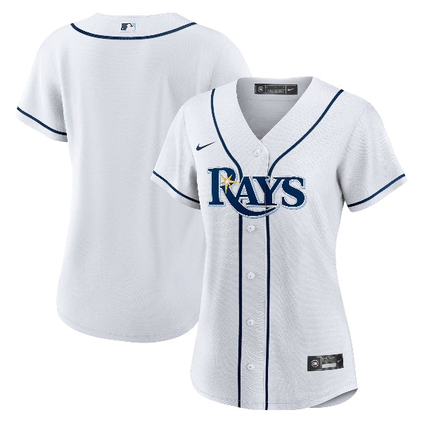 Tampa Bay Rays Majestic Women's Home Cool Base Team Jersey White