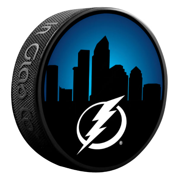 Tampa Bay Lightning Skyline Puck