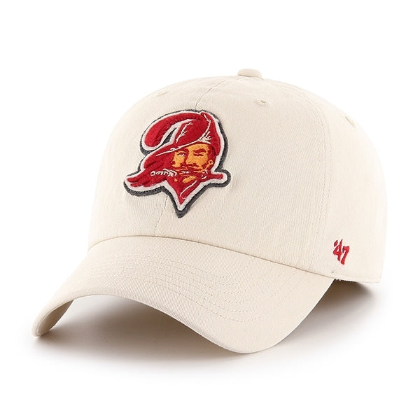 Tampa Bay Buccaneers \'47 Retro Logo Natural Closer Hat (One Size Fits | Flex Caps