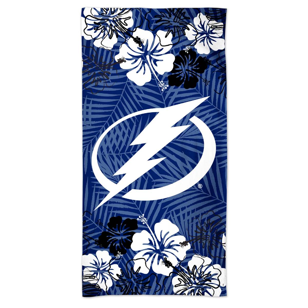 Tampa Bay Lightning Floral 30x60 Beach Towel