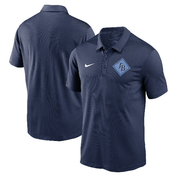 Men's Nike Navy Tampa Bay Rays Diamond Icon Franchise Performance Polo