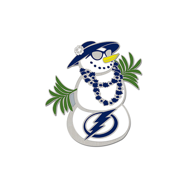 Tampa Bay Lightning Snowman Collector's Pin