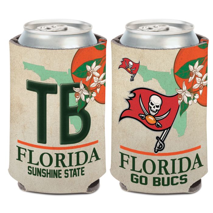 Tampa Bay Buccaneers State Plate Can Cooler