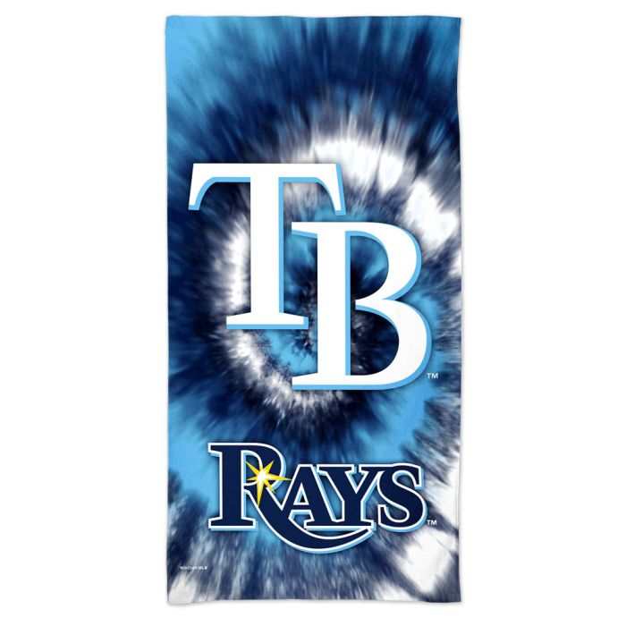 Tampa Bay Rays Tie Dye Beach Towel