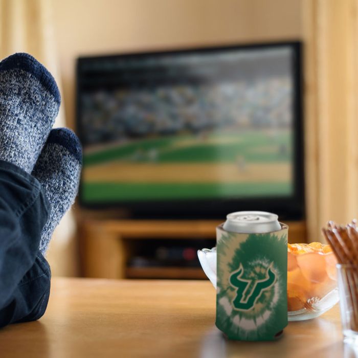 USF BULLS Tie Dye Can Cooler