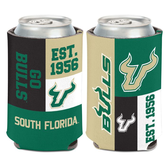 USF BULLS Can Cooler Color Block