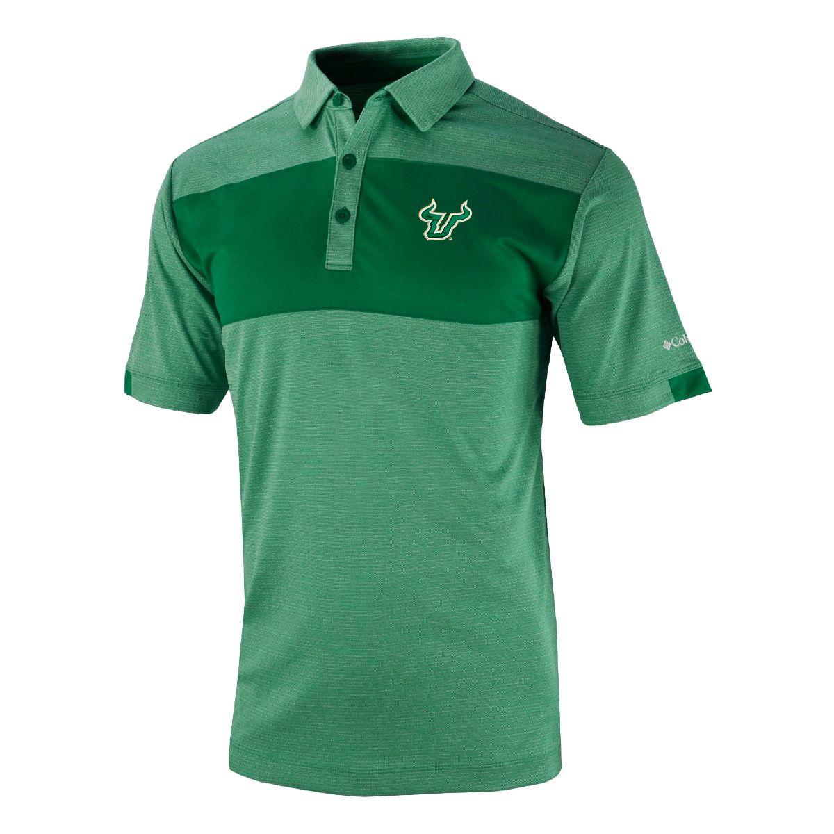 Men's USF Bulls Columbia Total Control Polo