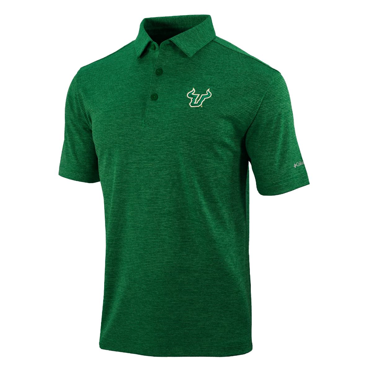 Men's USF Bulls Columbia Set II Polo