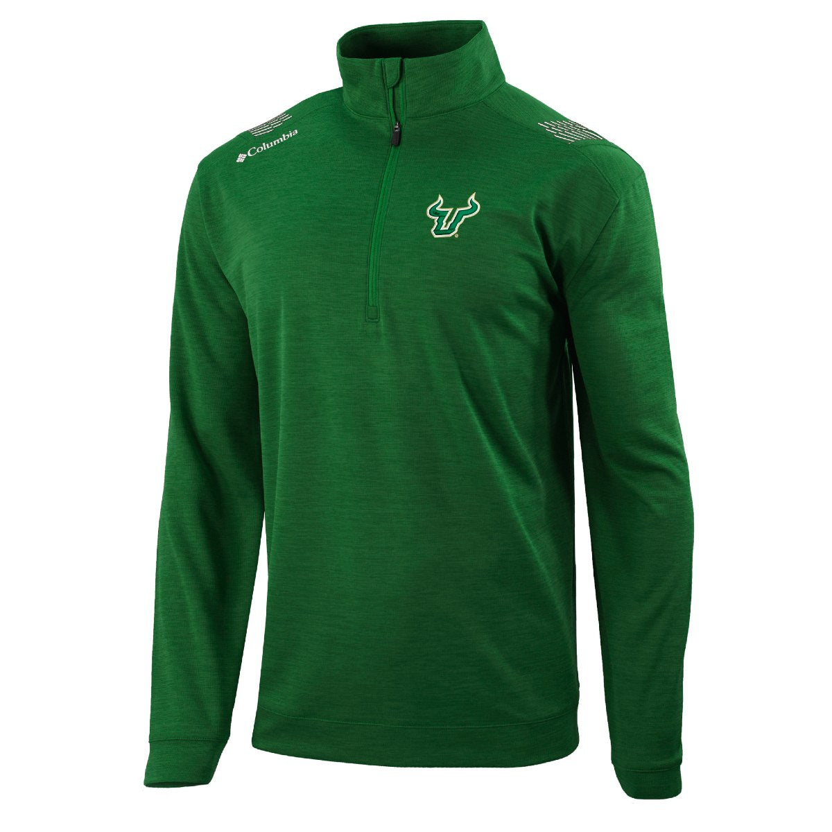 Men's USF Bulls Columbia Oakland Downs 1/4 Zip Pullover