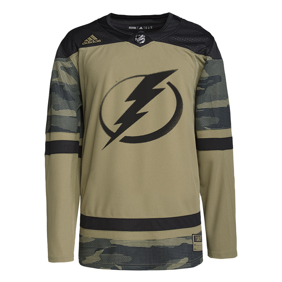 Tampa Bay Lightning adidas ADIZERO Camo Military Appreciation Jersey
