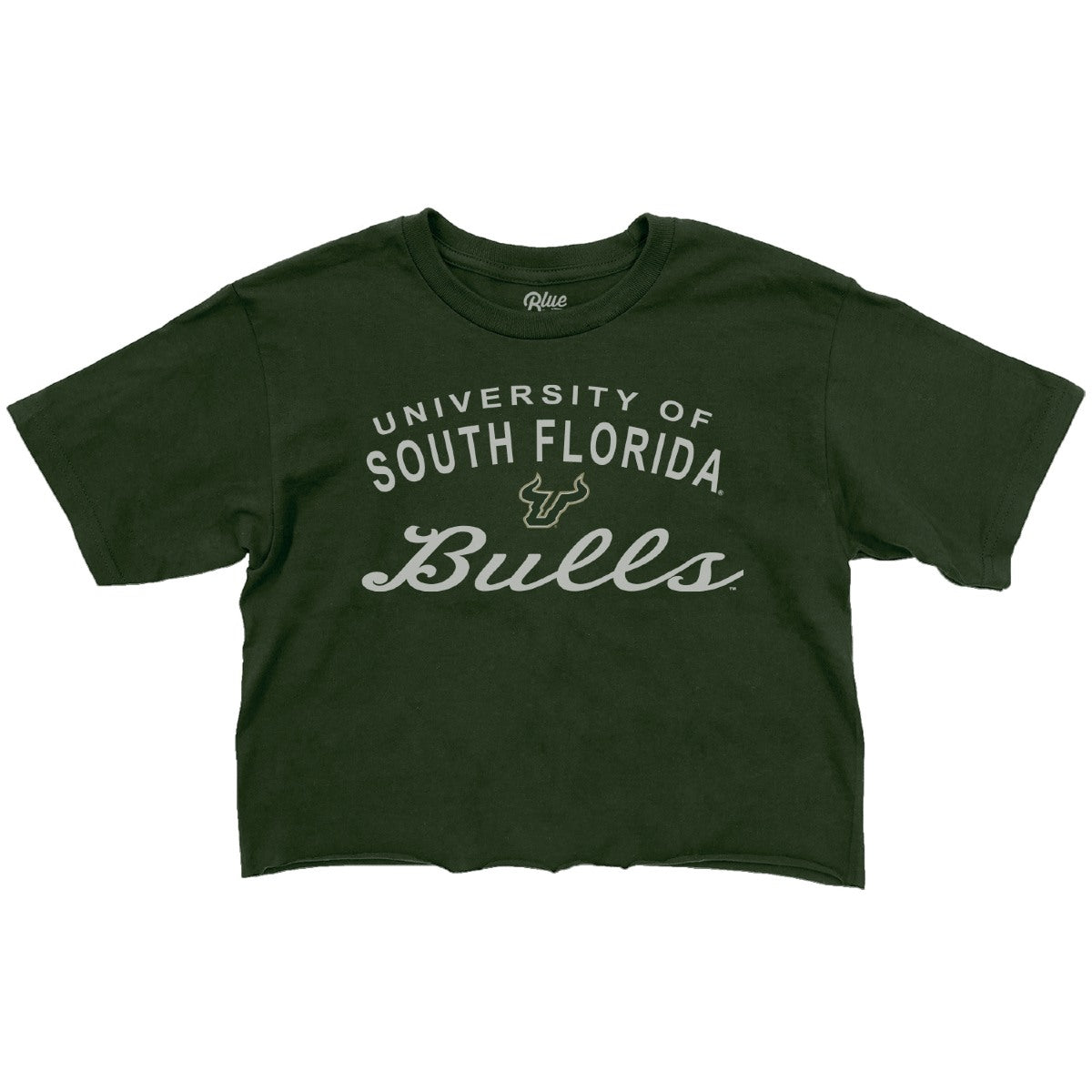 Women's USF Bulls Blue84 Cropped Tee