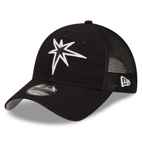 Tampa Bay Rays Black on Black Core Classic 9TWENTY Adjustable Cap