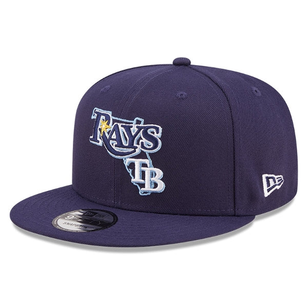 Men's New Era Navy Tampa Bay Rays State 9FIFTY Snapback Hat