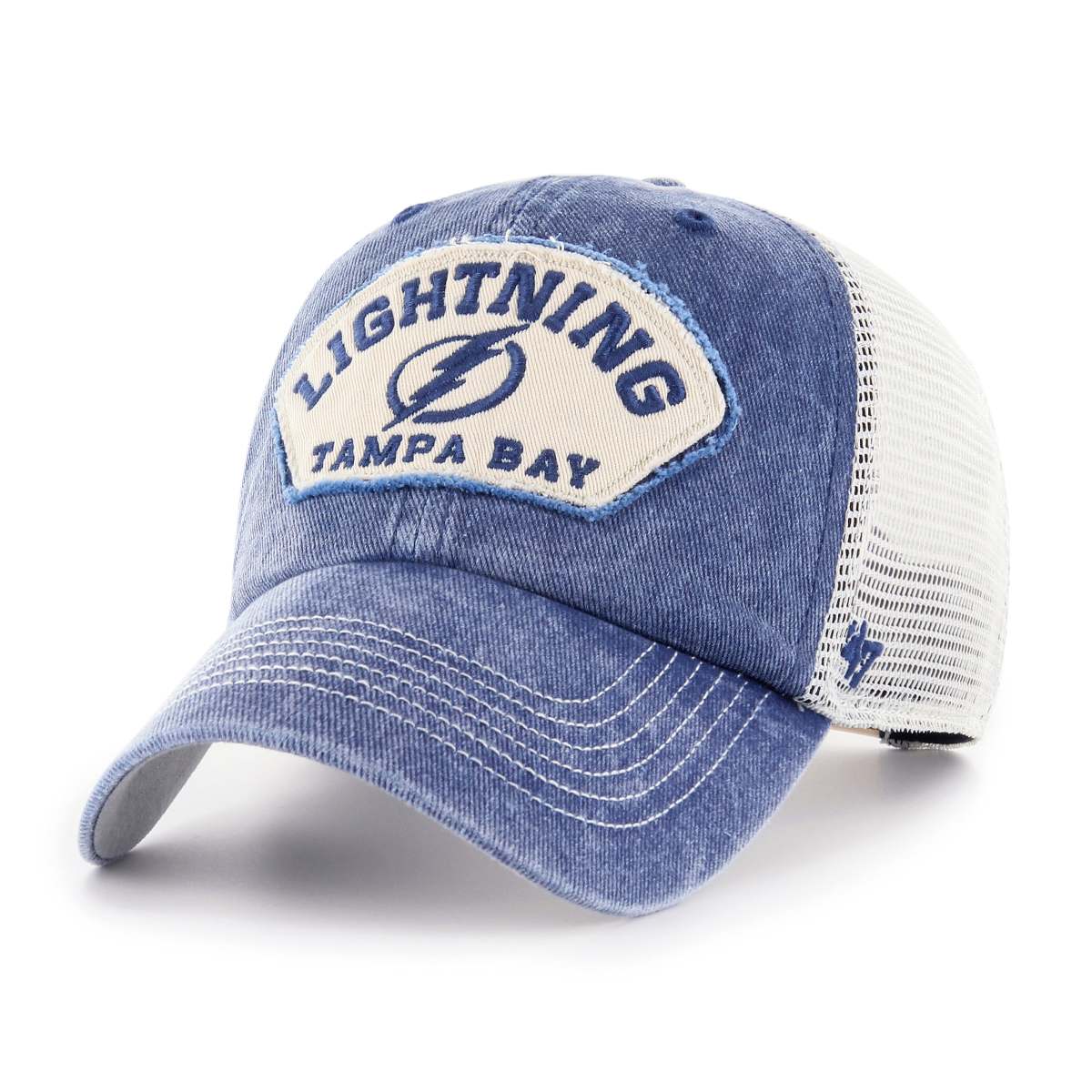 Tampa Bay Lightning '47 Denali Adjustable Mesh Back Pigment Dyed Clean Up Hat