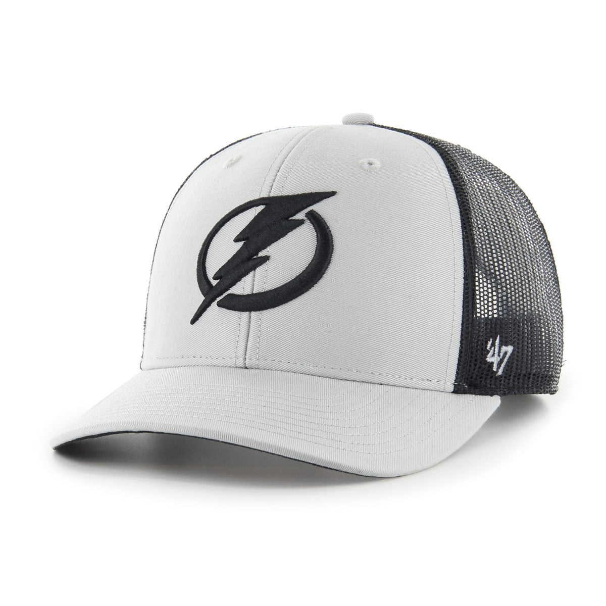 Tampa Bay Lightning '47 Gray Adjustable Trucker Hat