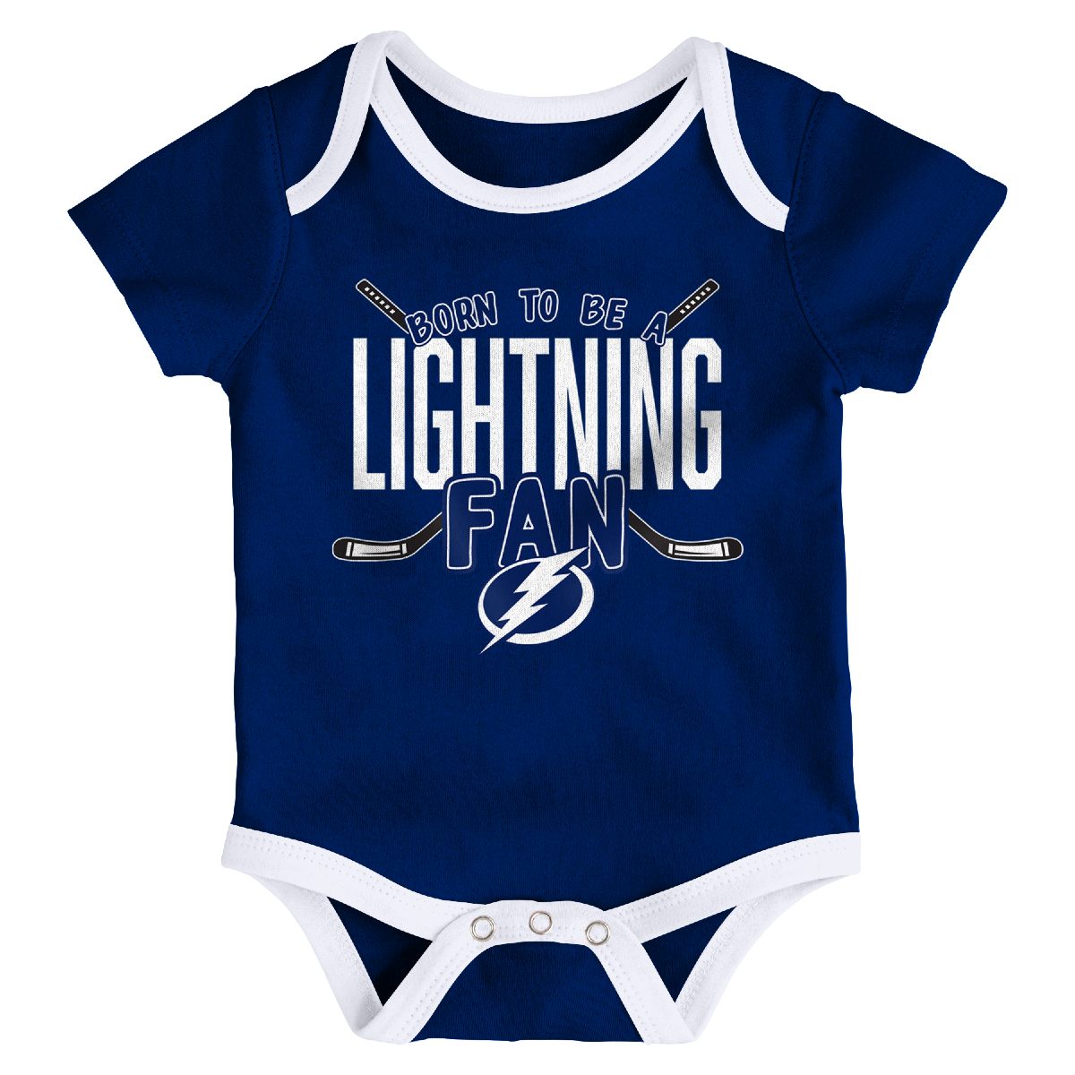 Youth Newborn Tampa Bay Lightning 3-Pack Onesie Set