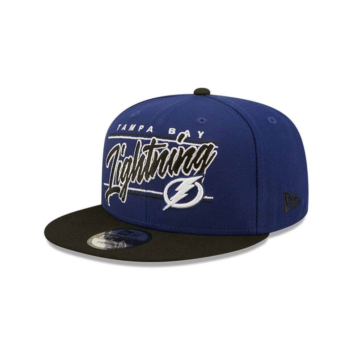 Tampa Bay Lightning New Era 9Fifty Adjustable Snapback Team Script Hat