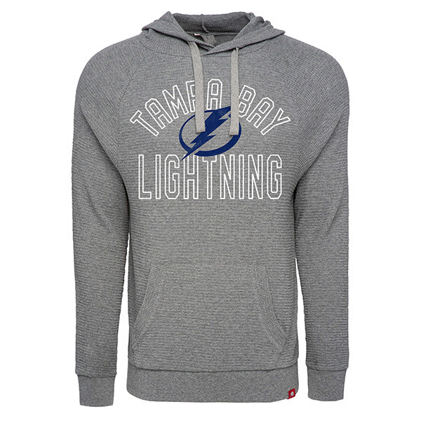 Tampa Bay Lightning Sportiqe Waffle Knit Thermal Hoodie Long Sleeve