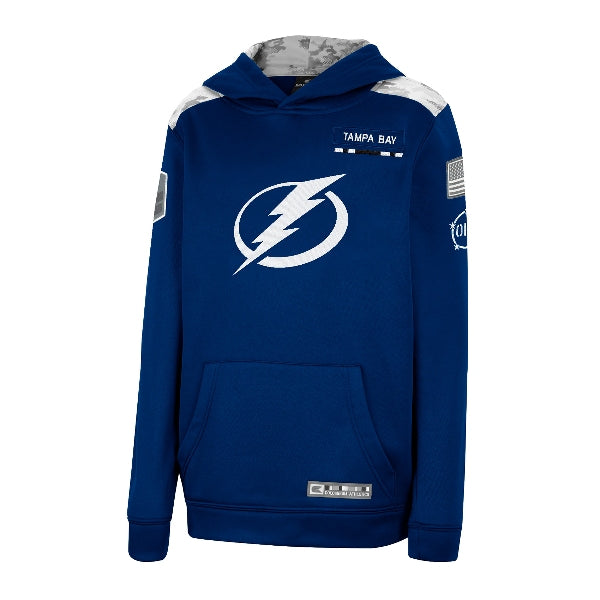 Youth Tampa Bay Lightning OHT Digital Camo Performance Pullover Hoodie