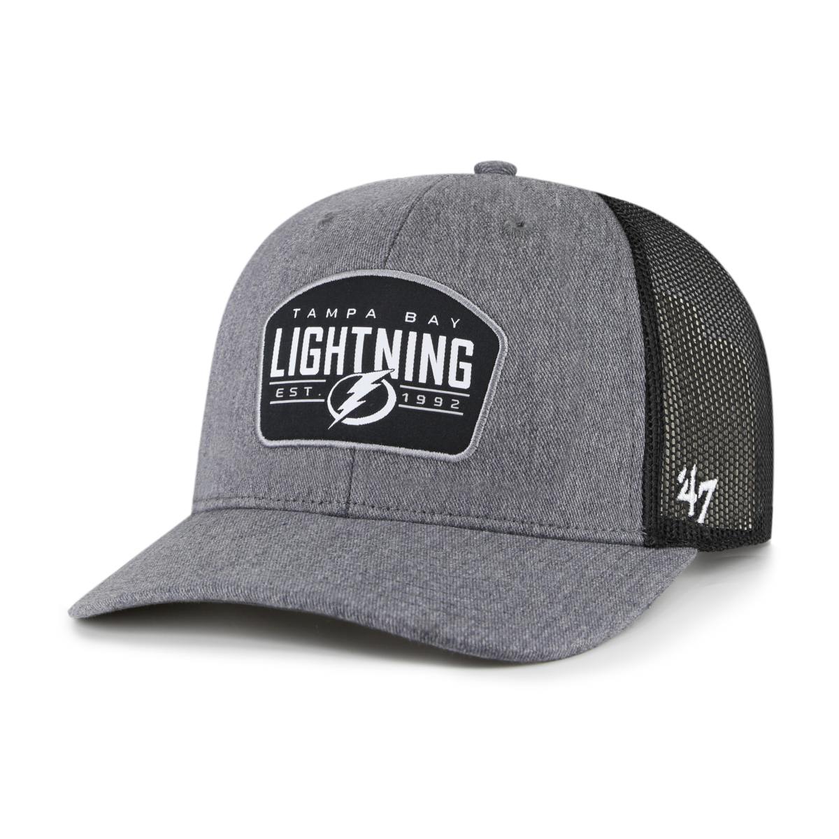 Tampa Bay Lightning '47 Slate Trucker Adjustable Hat