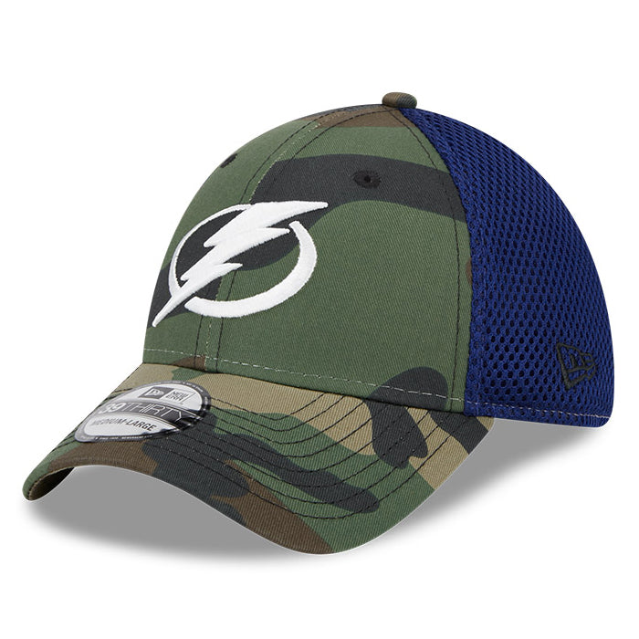 Tampa Bay Lightning New Era 39Thirty Camo Team Neo Flex-Fit Hat