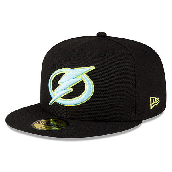 Tampa Bay Lightning New Era 59FIFTY Black Neon Fitted Hat