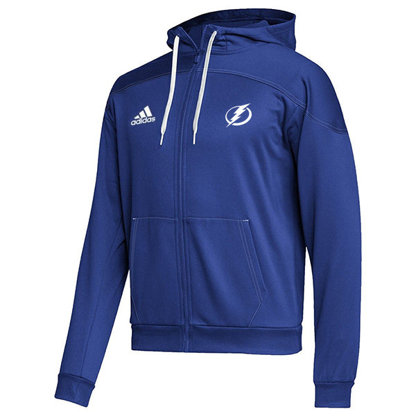 Adidas Men s Stadium Full Zip Hoodie Royal Blue White L