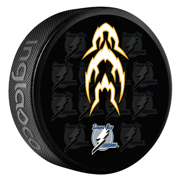 Tampa Bay Lightning Limited Edition Reverse Retro 2022 'Fire' Puck