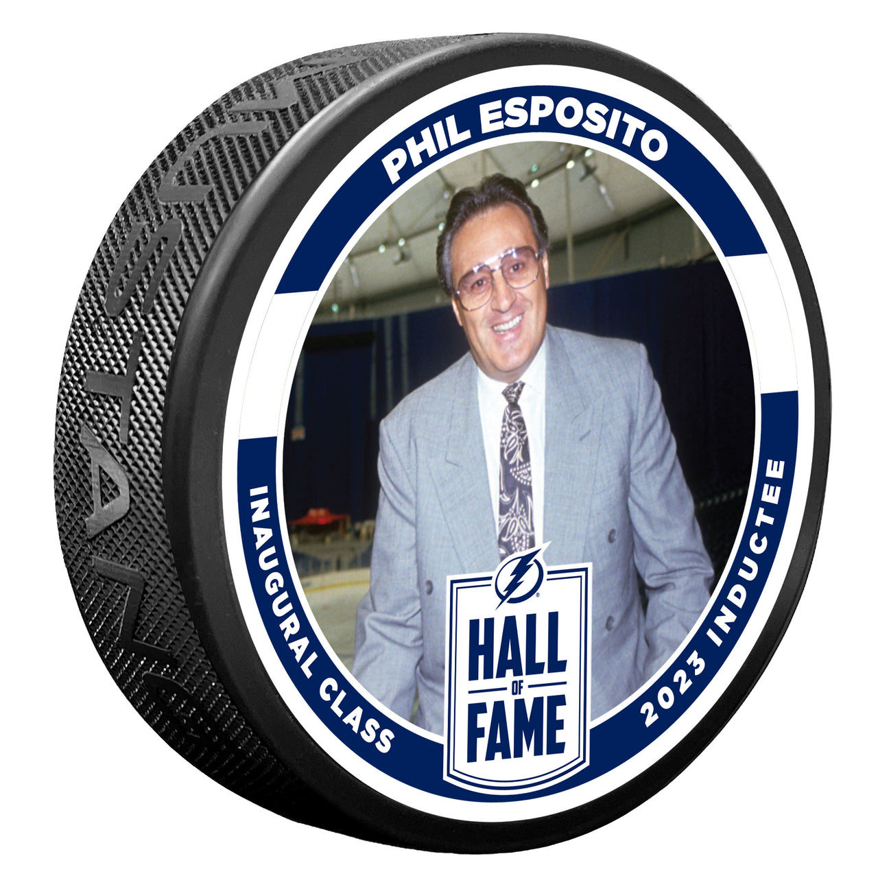 Phil Esposito Lightning Hall of Fame Limited Edition 3D Embossed Puck