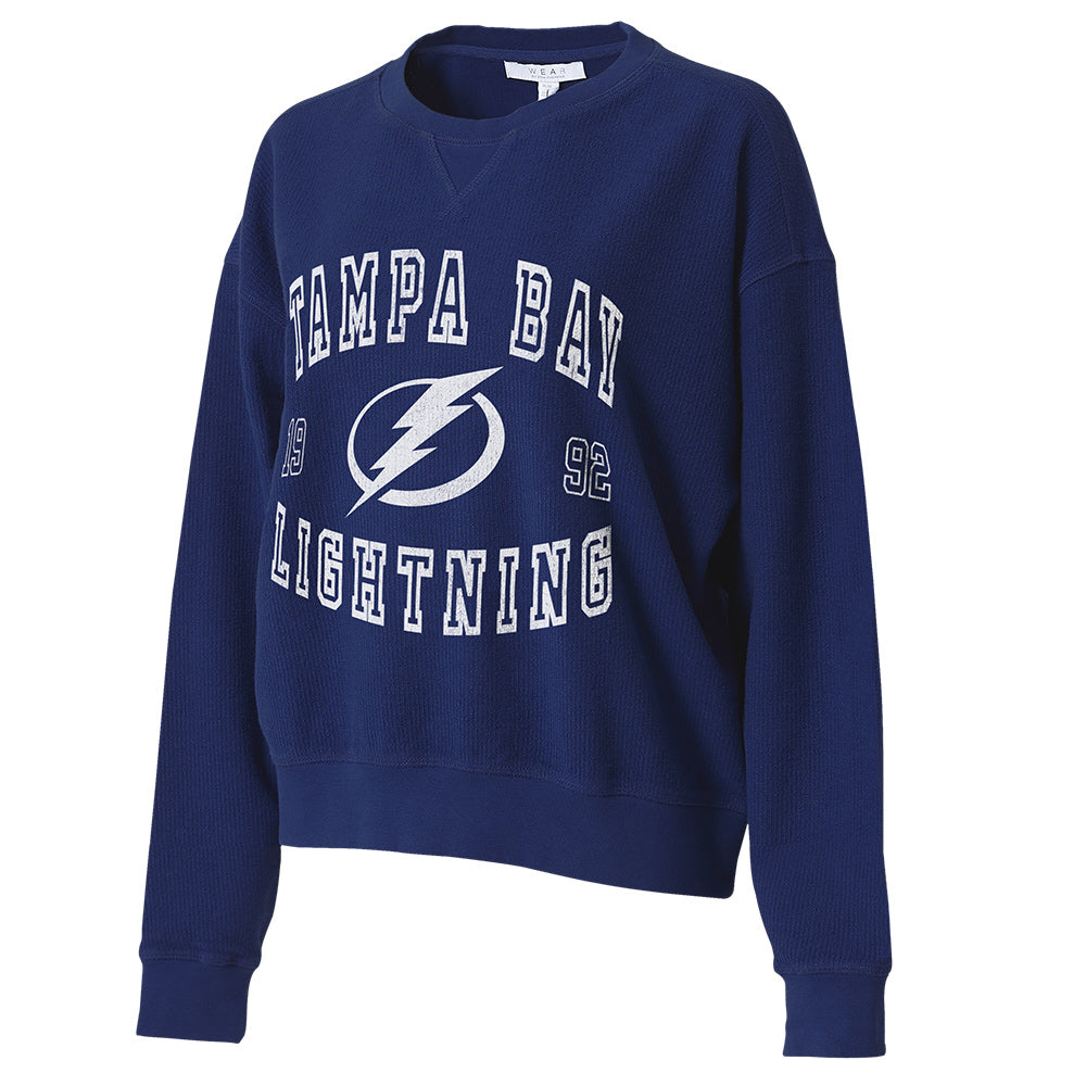 Women's Tampa Bay Lightning WEAR by Erin Andrews Long Sleeve Cord Knit