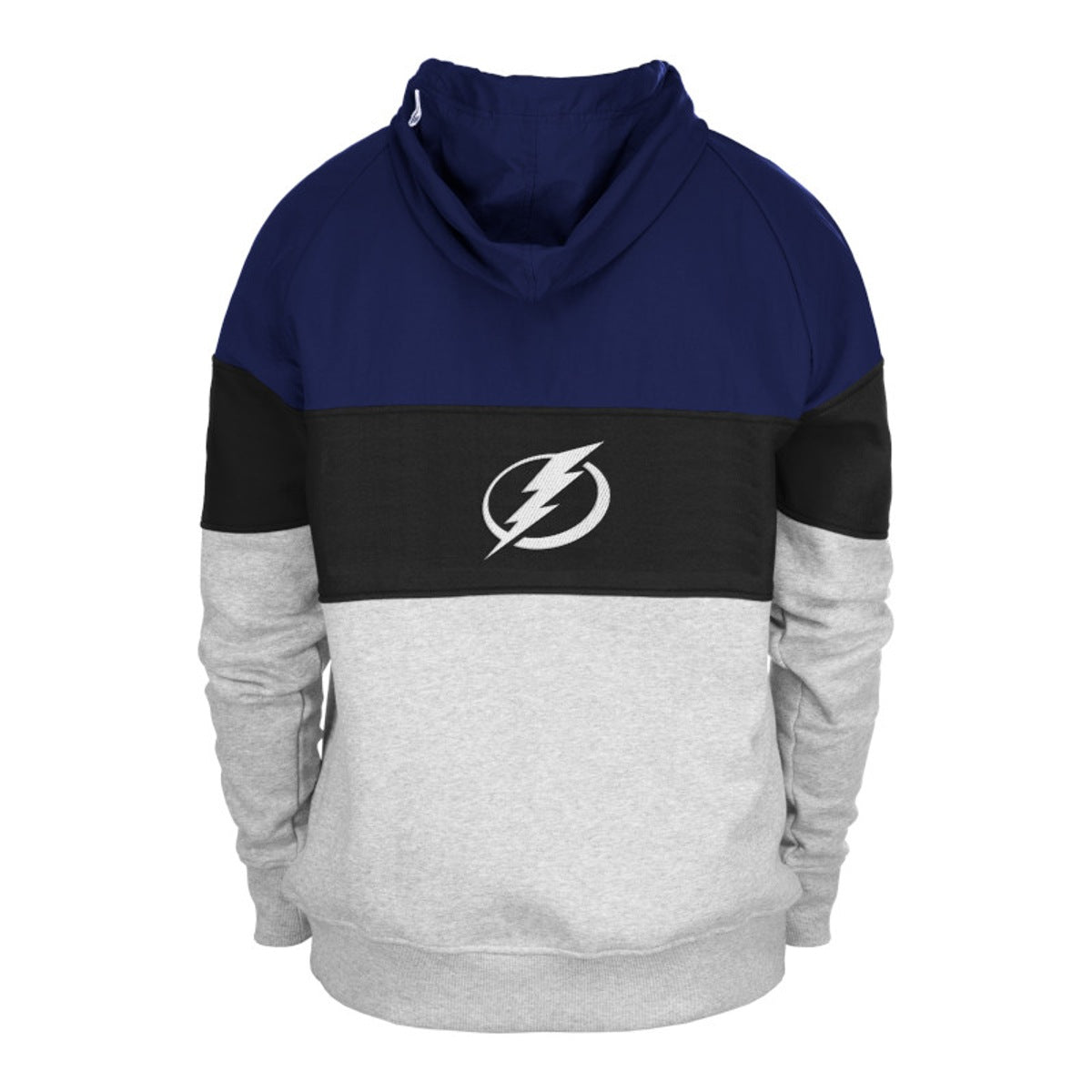 Men's Tampa Bay Lightning New Era Fleece and Crinkle 1/4 Zip Pullover