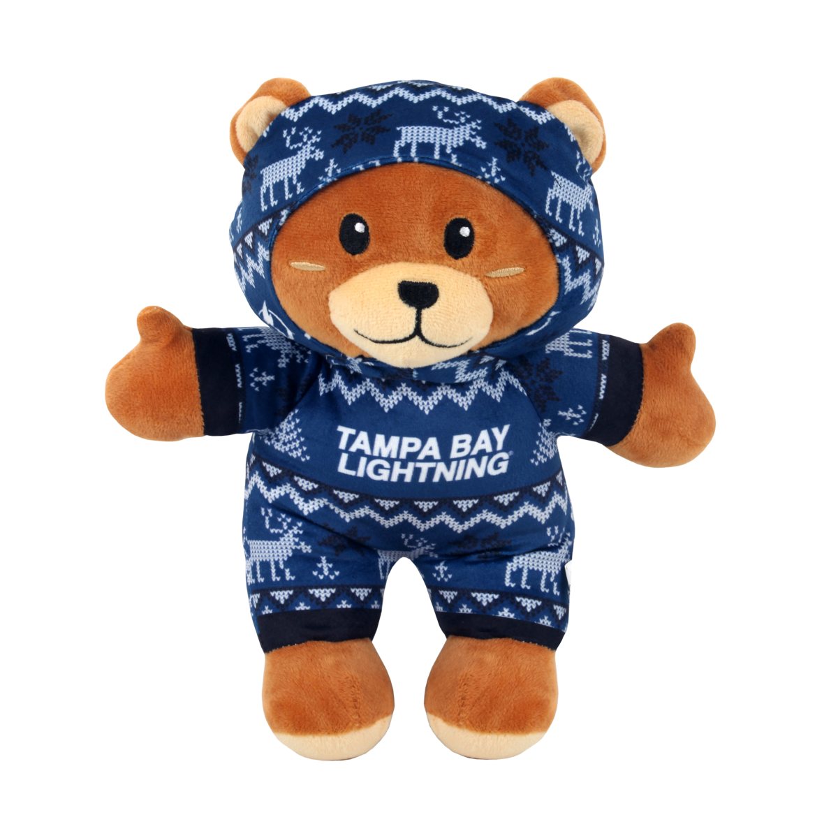 Tampa Bay Lightning Holiday Onesie 12" Plush Bear