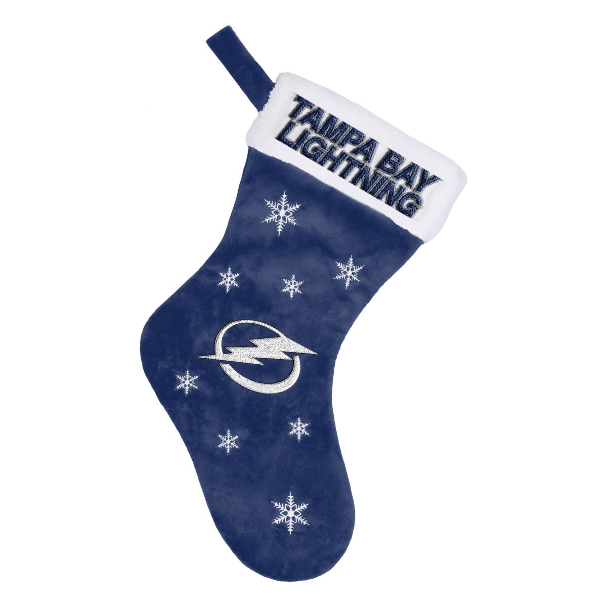 Tampa Bay Lightning Embroidered Holiday Stocking