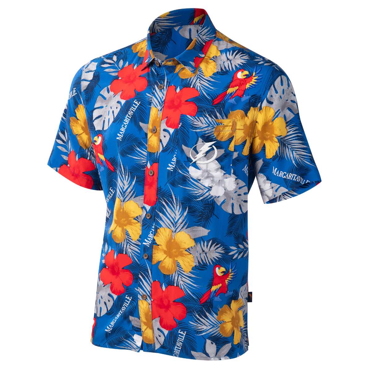 Men's Tampa Bay Lightning Margaritaville Island Life Floral Party Shirt