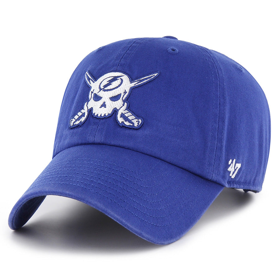 Tampa Bay Lightning '47 Gasparilla Blue Adjustable Clean Up Hat
